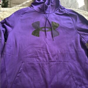 Under Armour Men's Hoodie in Purple and Black